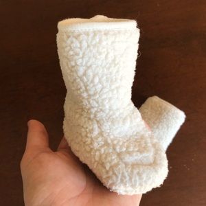 Soft White Booties